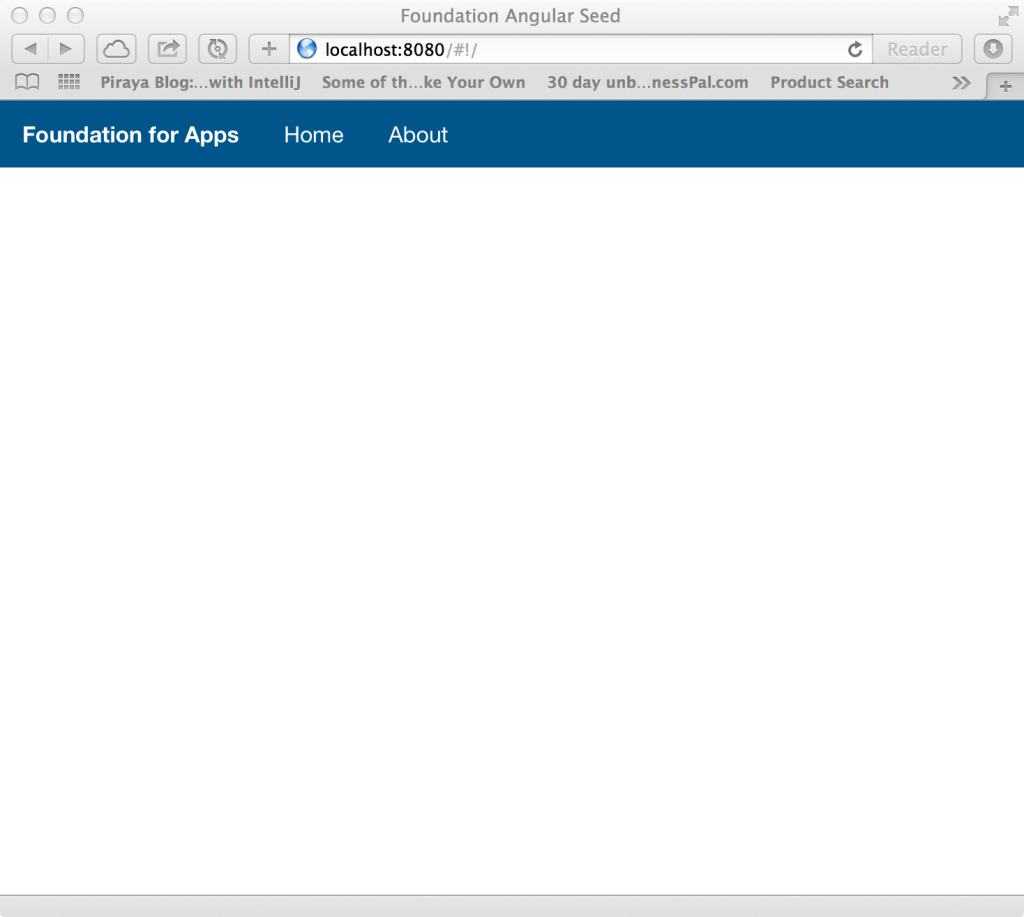 The pieces are starting to fall into place. Now we just need to create some content to go with our web app's structure.
