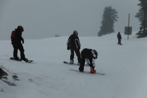 It was a very wet time on Mt. Baker for us. We still managed to have fun, but wish there was more of the mountain open.